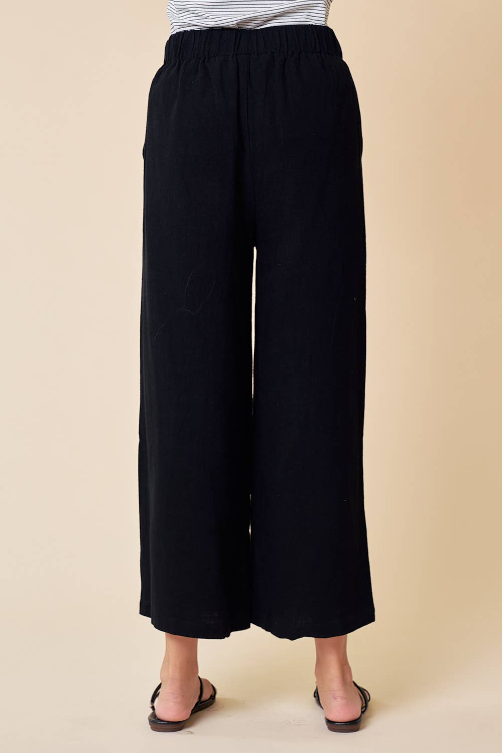 Lucia Linen Wide Leg Culotte