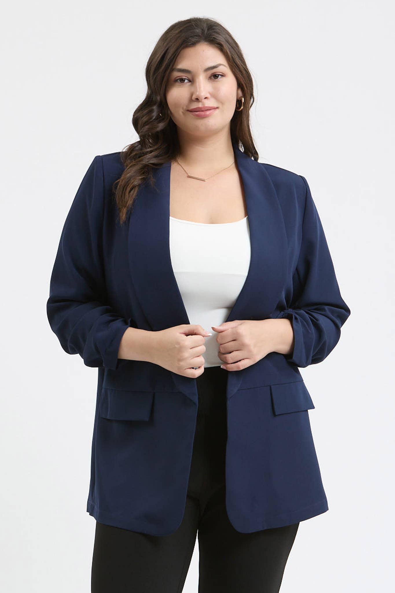 Curvy Valentina 3/4 Sleeve Blazer