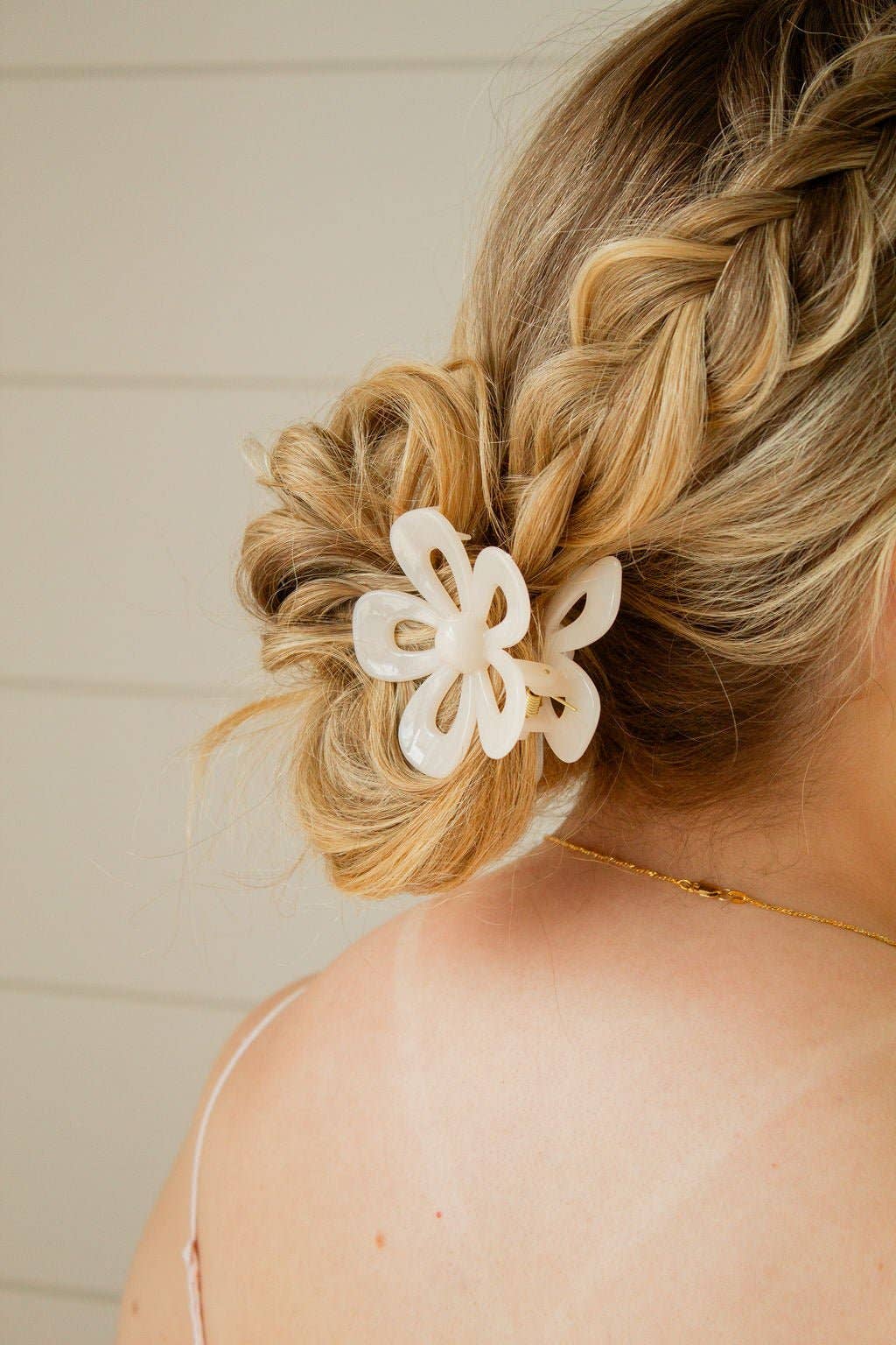 Cutout Flower Claw Clip