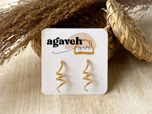 Charmed Snake Earrings