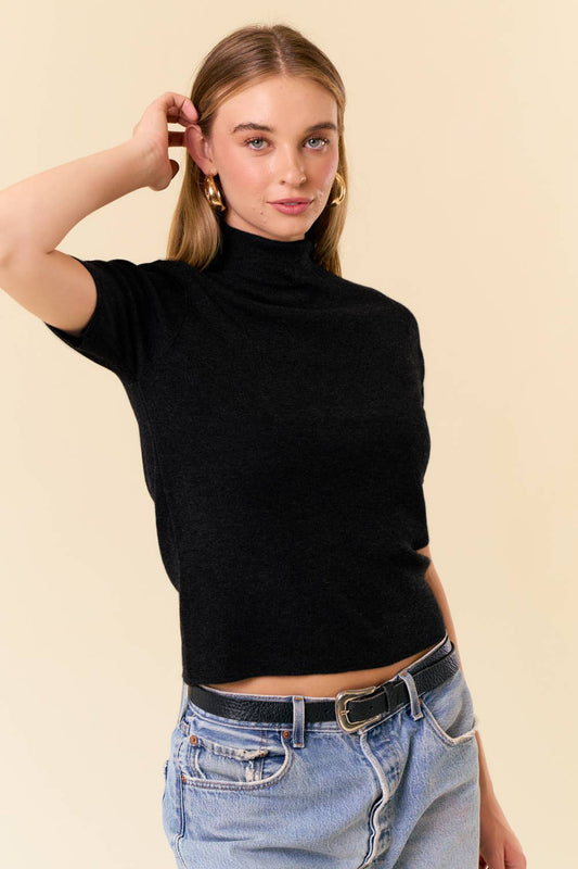 Auden Mock Neck Sweater Top - Multiple Colors