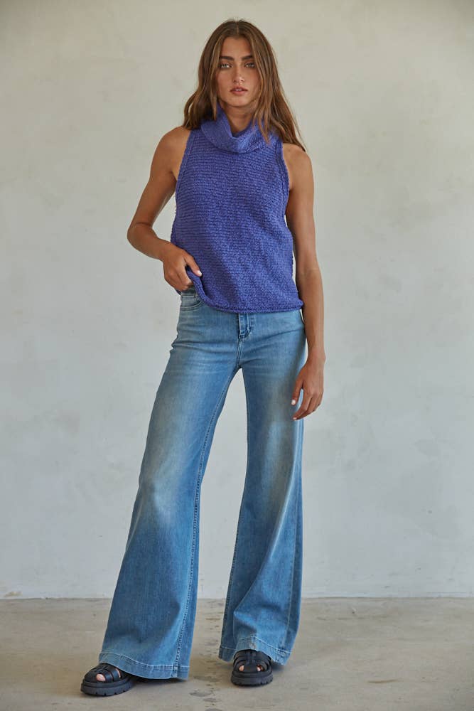 Selma Sleeveless Turtleneck Top - New Colors