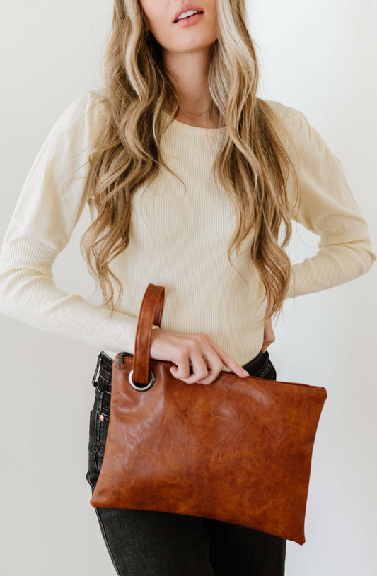 Andrea Oversized Travel Clutch