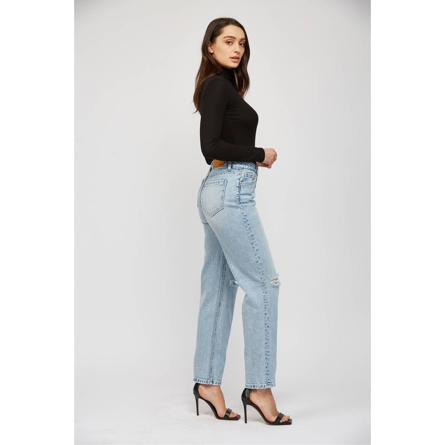 Rachael High Rise Straight Leg Jeans