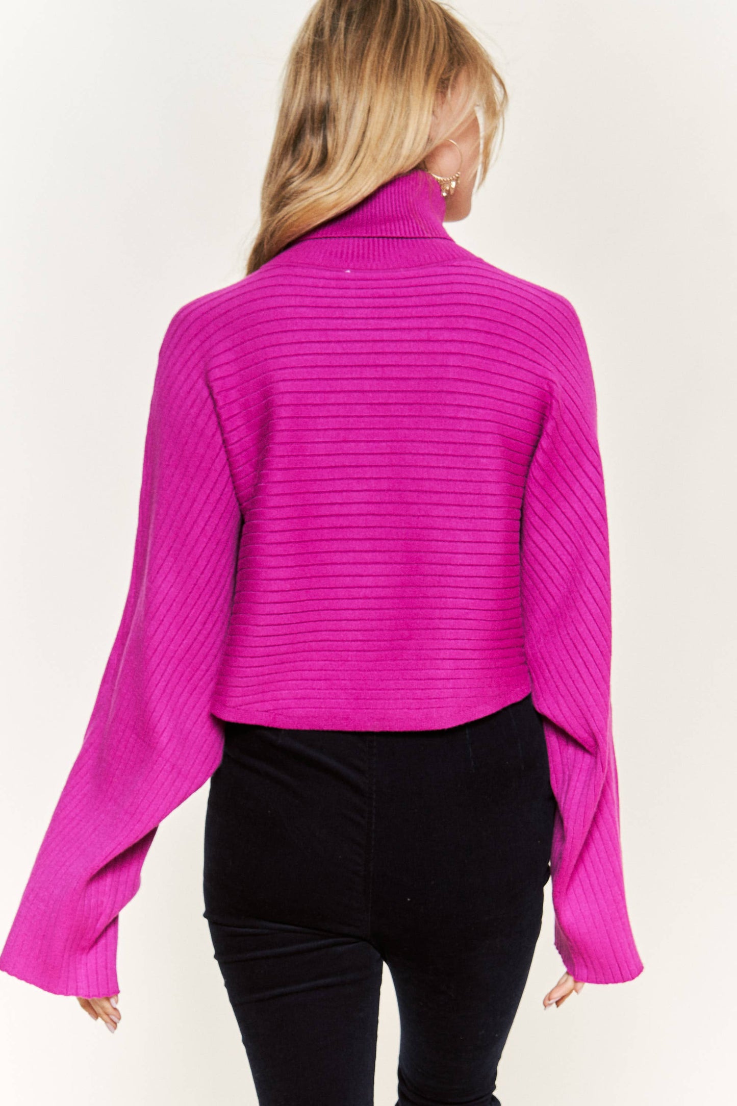 Selene Wide Sleeve Sweater - Multiple Colors