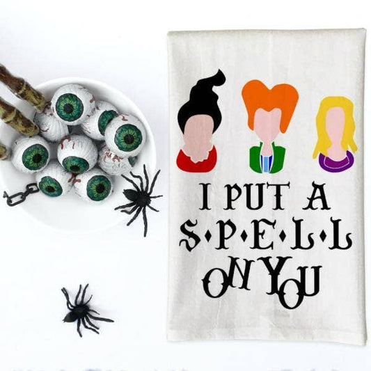 I Put A Spell On You Halloween Kitchen Towel