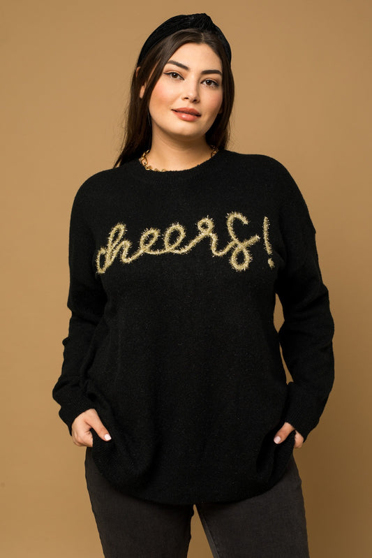 Gillian Cheers Pullover Sweater Plus Size