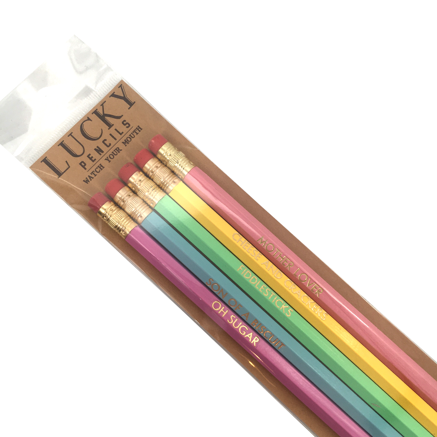 Watch Your Mouth Pencils Set - Set of 5