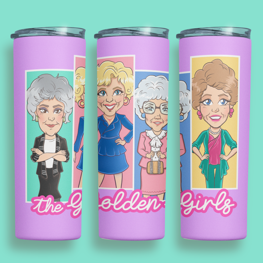 Anime Golden Girls 20oz Drink Tumbler