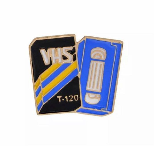 Blockbuster VHS Tape Enamel Pin