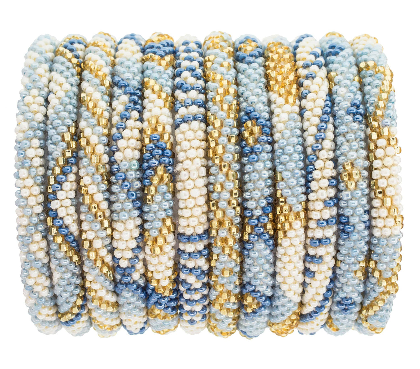 Aid Through Trade Santorini Bracelet Blue/Gold