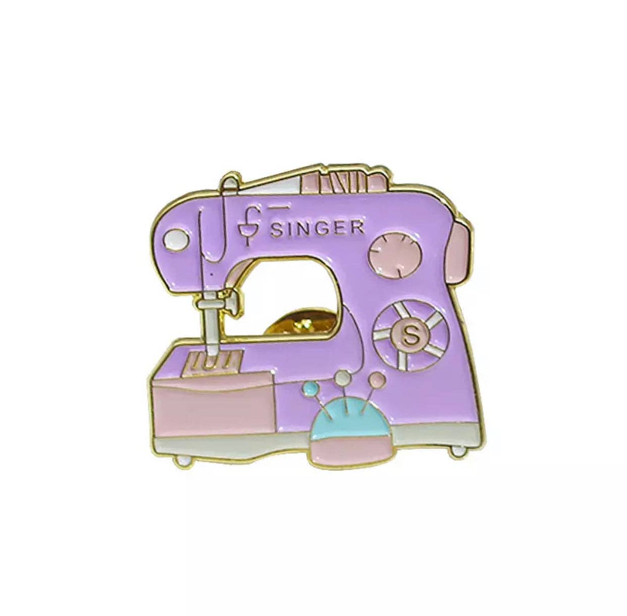 Crafty Sewing Machine Enamel Pin