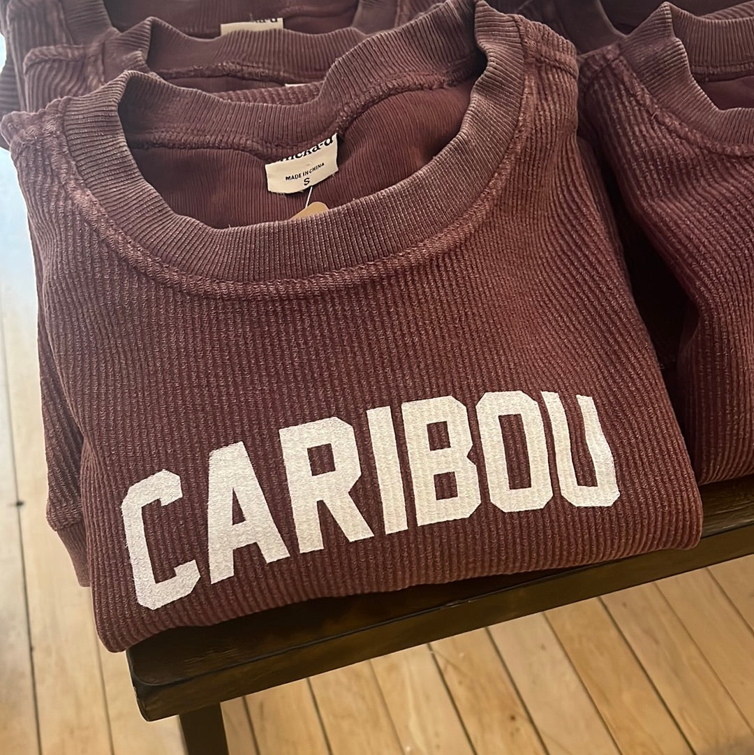 Caribou Corded Crew Pullover